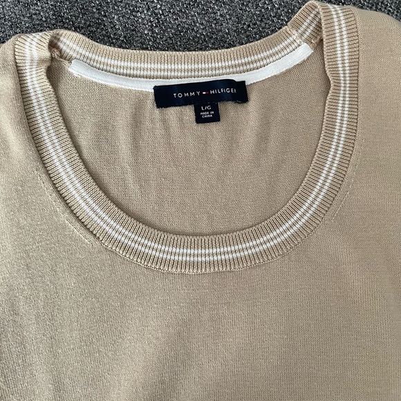 Tommy Hilfiger crew neck knit sweater vest top - Picture 8 of 10